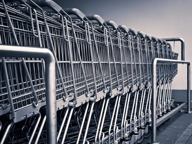 shopping carts, grocery, shopping, grocery shopping, grocery carts, supermarket, trolleys, transport, grocery store, metal, steel, shopping, shopping, shopping, shopping, shopping, supermarket, supermarket, steel. Cardiff and Wales review software choices for independent retailers